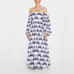 AGUA BY AGUA BENDITA Alheli Off-Shoulder Maxi Dress